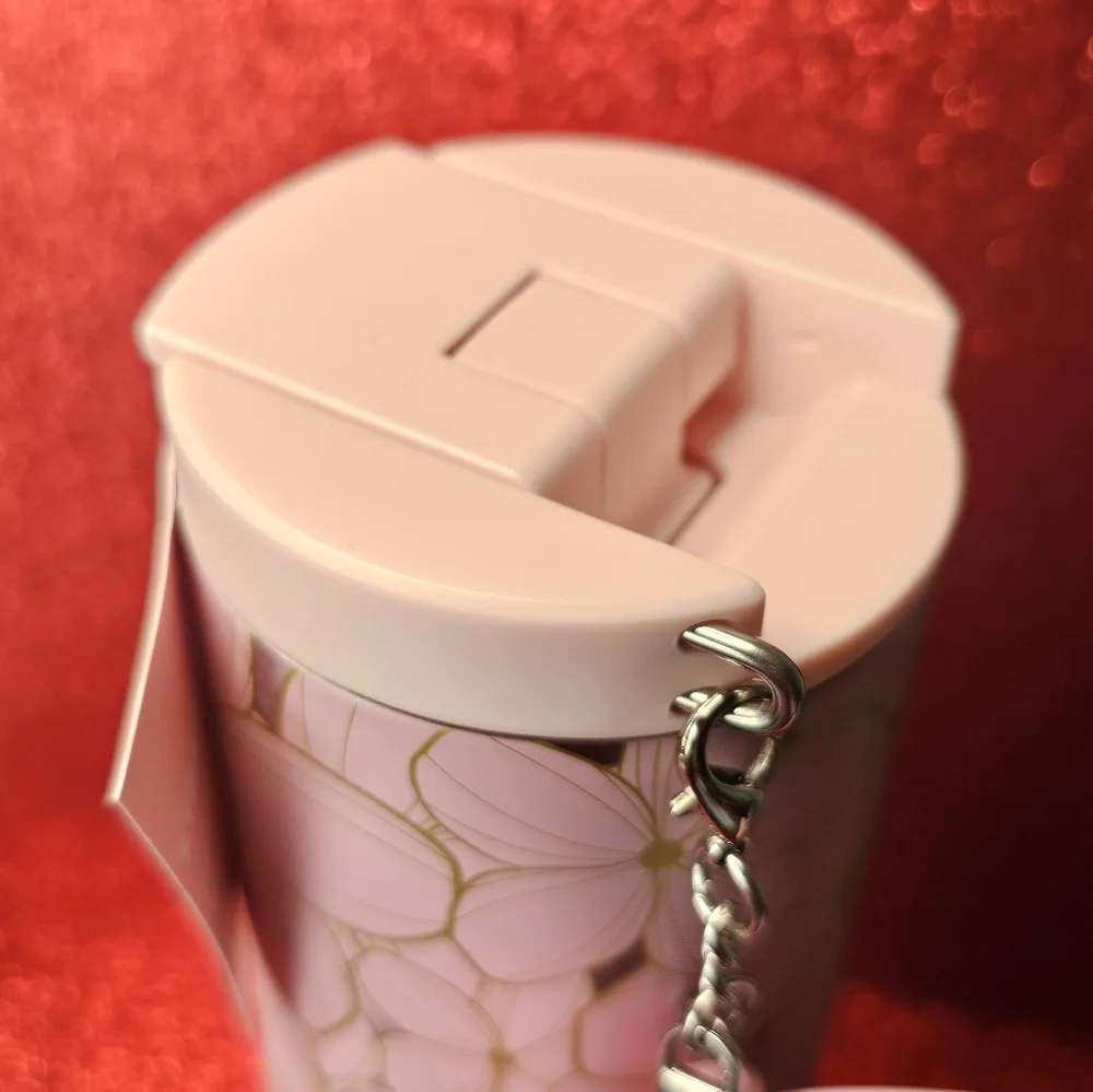 Starbucks stainless Japanese cherry blossom butterfly Sakura Flower tumbler New - Picture 4 of 5
